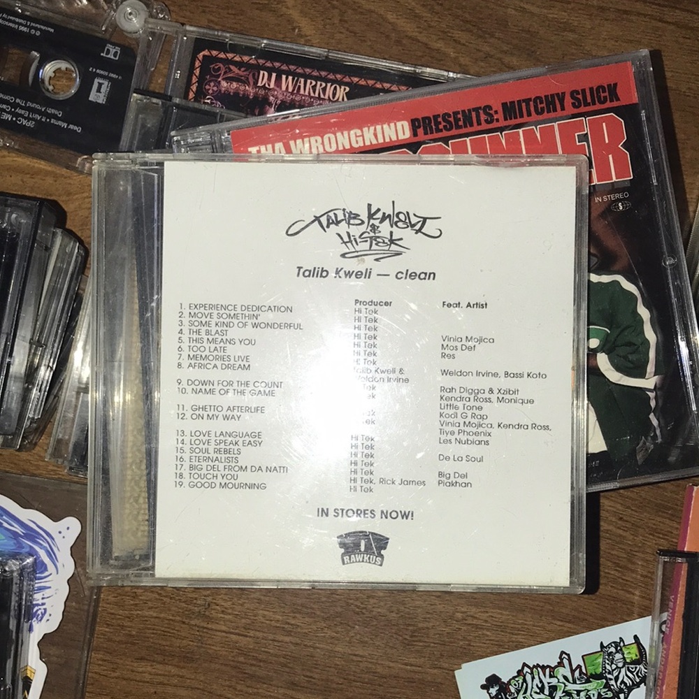 TALIB kweli & hitek talib kweli clean cd vg+ used